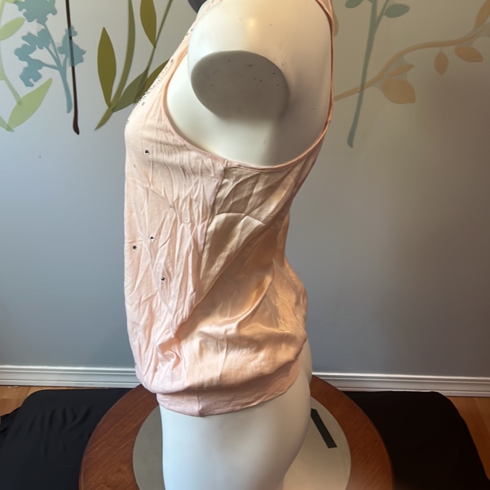 4/$20 Blush and Rhinestone Tank - Picture 4 of 5